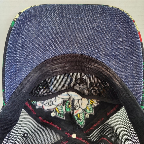 Ed Hardy Love Kills Slowly Hat VGC Adjustable by C. Audigier - Picture 10 of 11